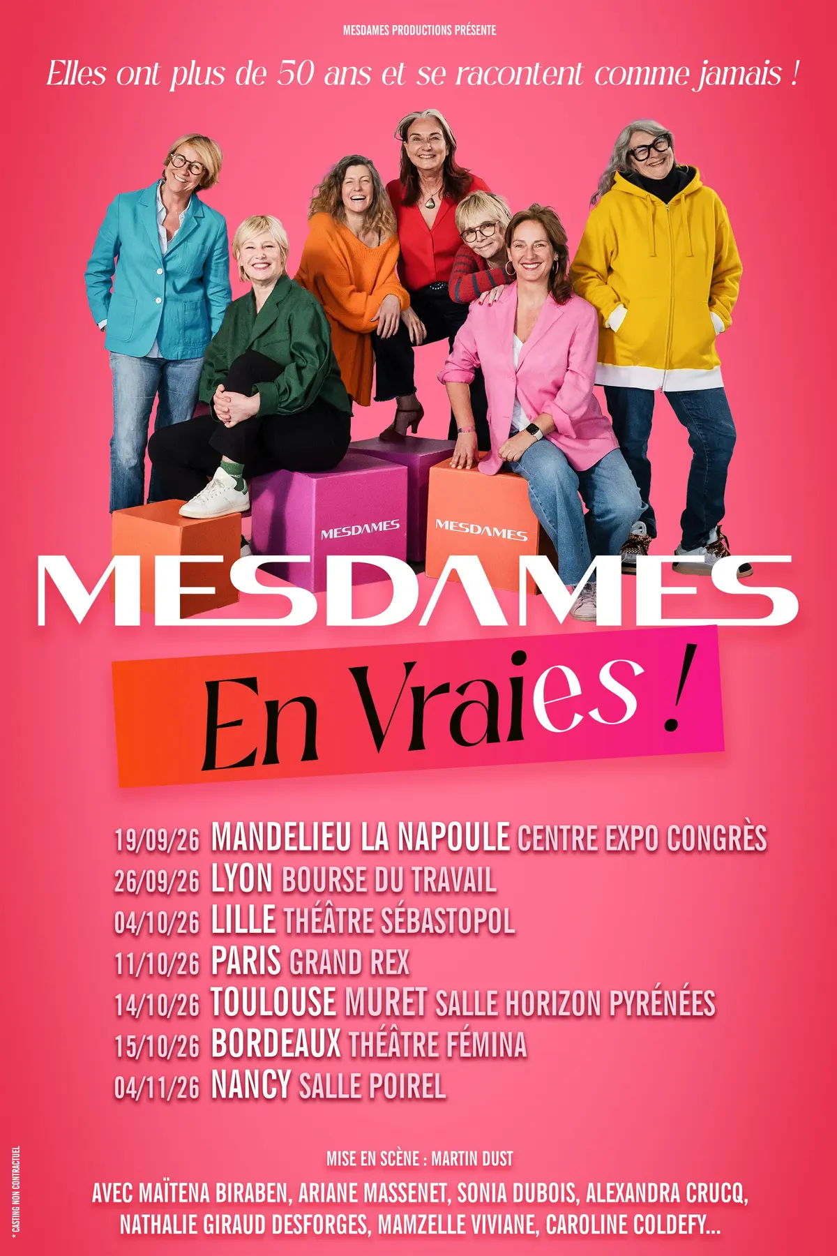 Mesdames En Vraies, le spectacle qui célèbre les femmes de plus de 50 ans