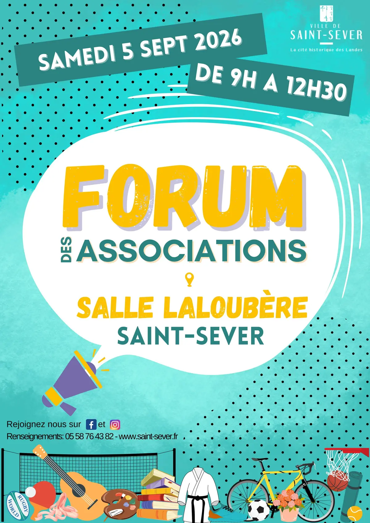 Forum des Associations à Saint-Sever, salle Laloubère