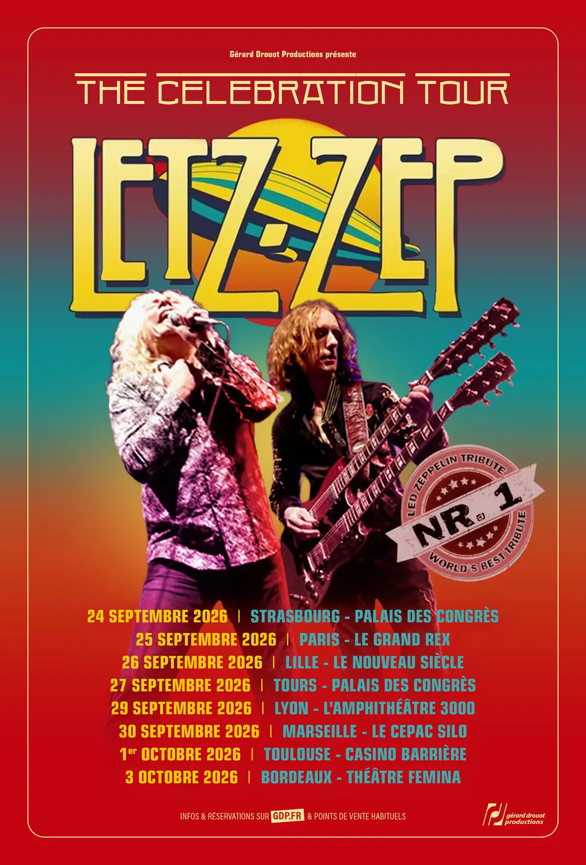 Letz Zep : le groupe hommage à Led Zeppelin en tournée en France