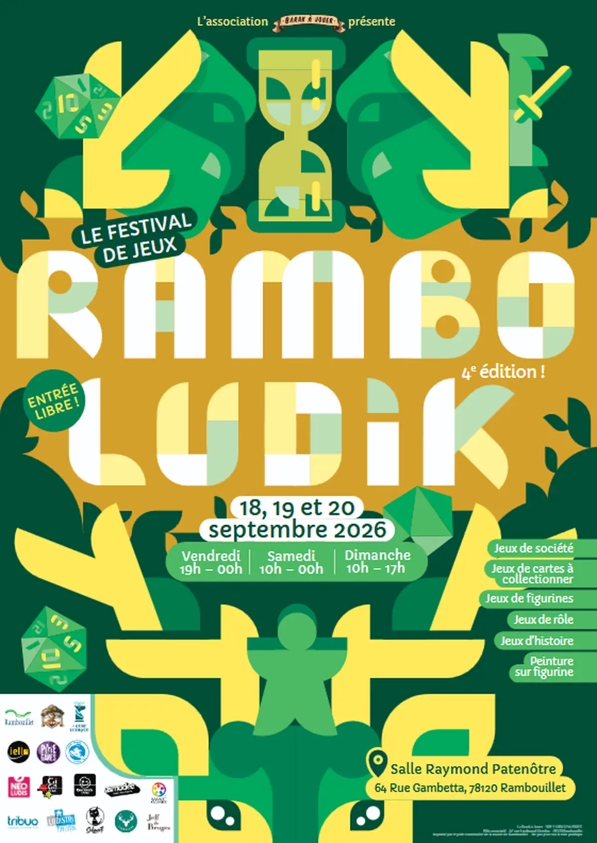 Rambo'ludik, le festival de jeux de société à Rambouillet