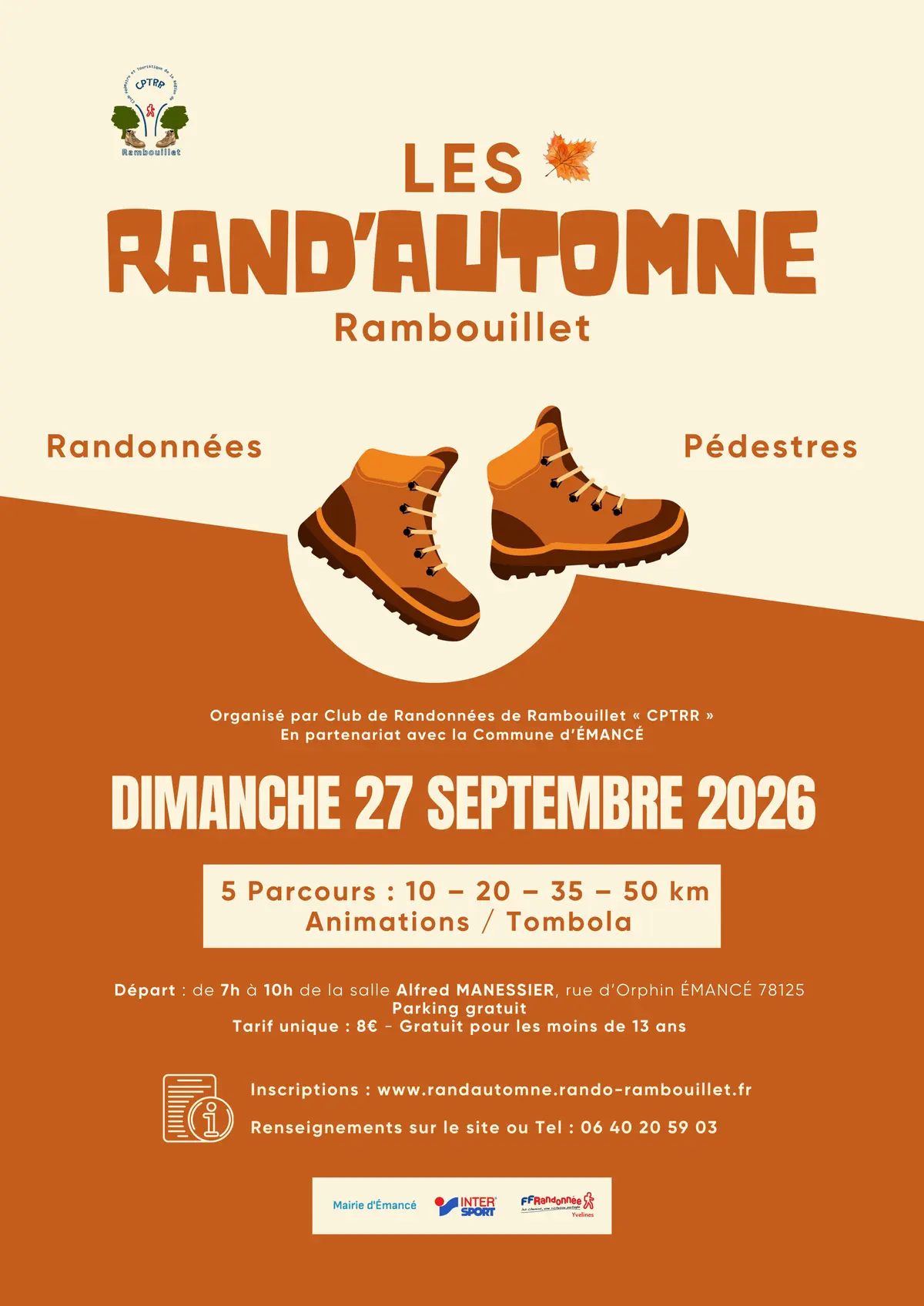 Les Rand'Automne : randonnée pédestre à Rambouillet