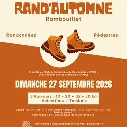 Les Rand'Automne : randonnée pédestre à Rambouillet