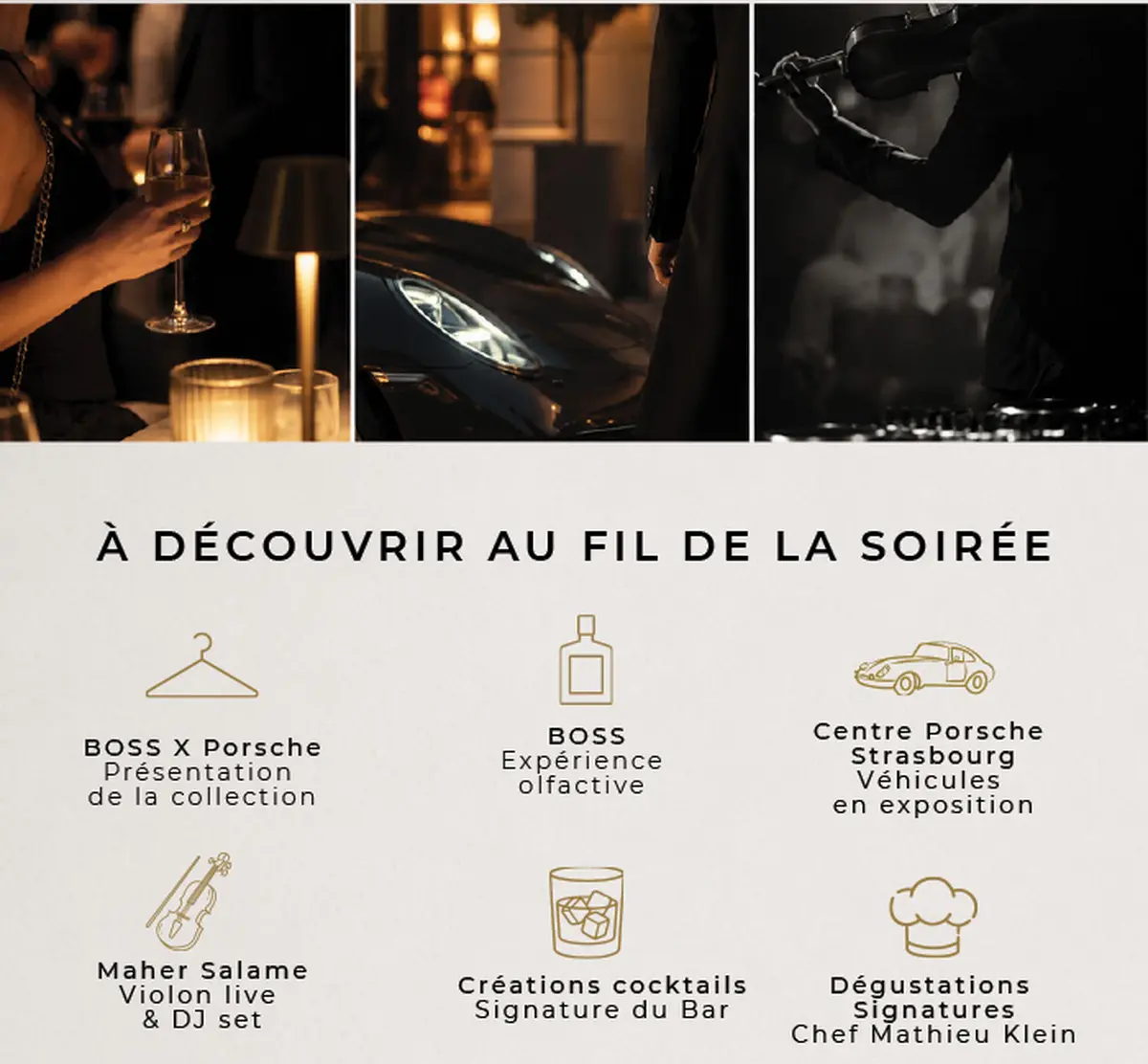 Soirée BOSS × Centre Porsche Strasbourg au Sofitel Grande Île
