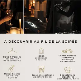 Soirée BOSS × Centre Porsche Strasbourg au Sofitel Grande Île