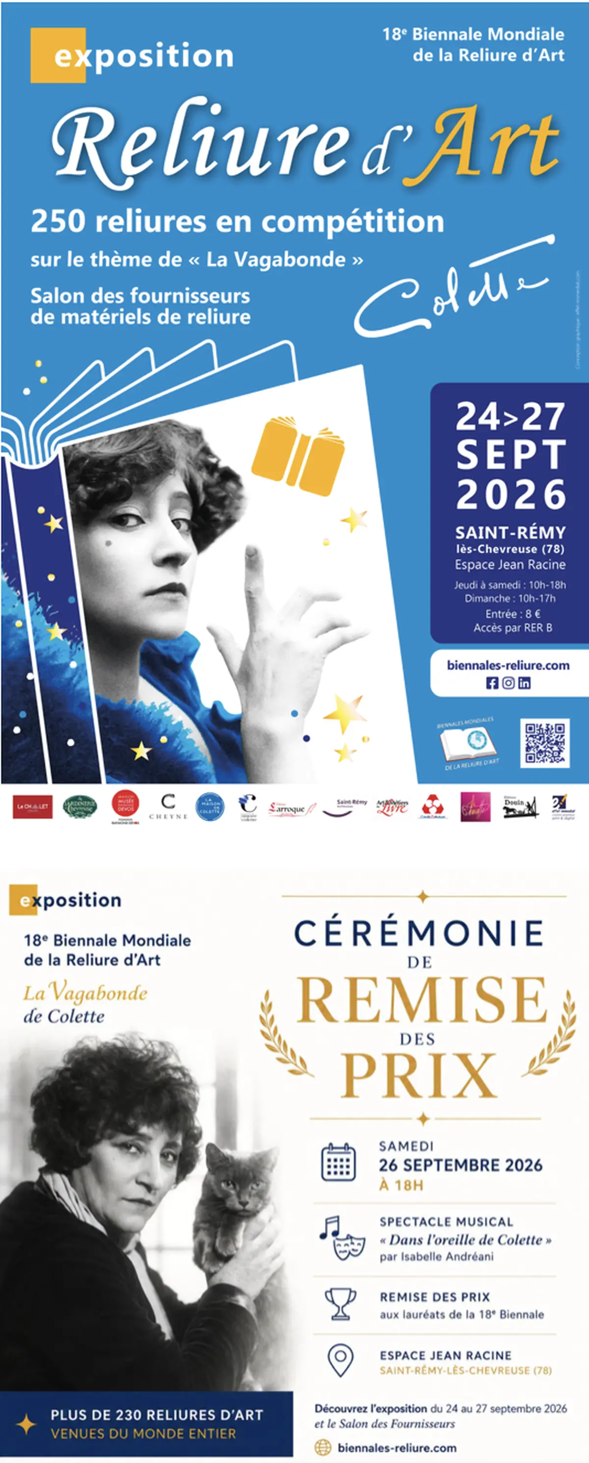 Remise du Prix Raymond Devos à la Biennale Mondiale de la Reliure d'Art à Saint-Rémy-lès-Chevreuse