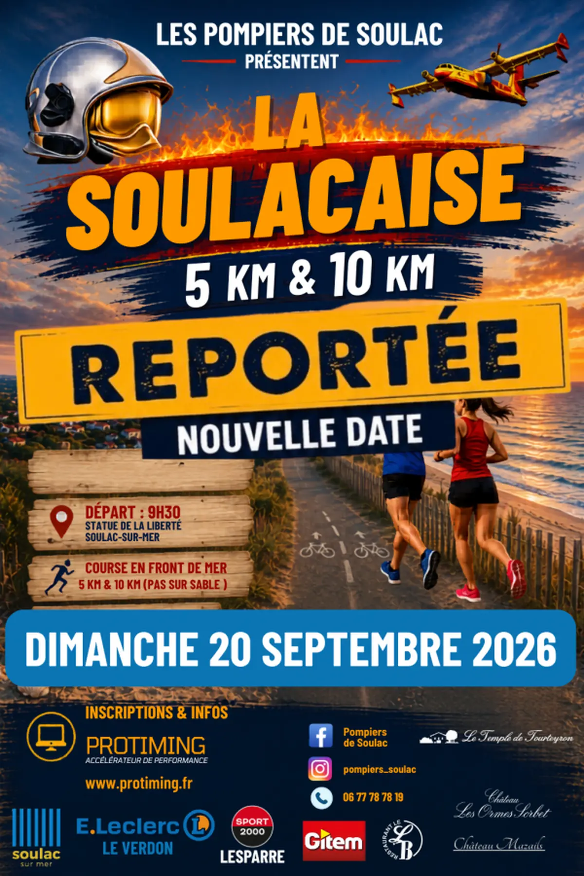 La Soulacaise : course à pied à Soulac-sur-Mer