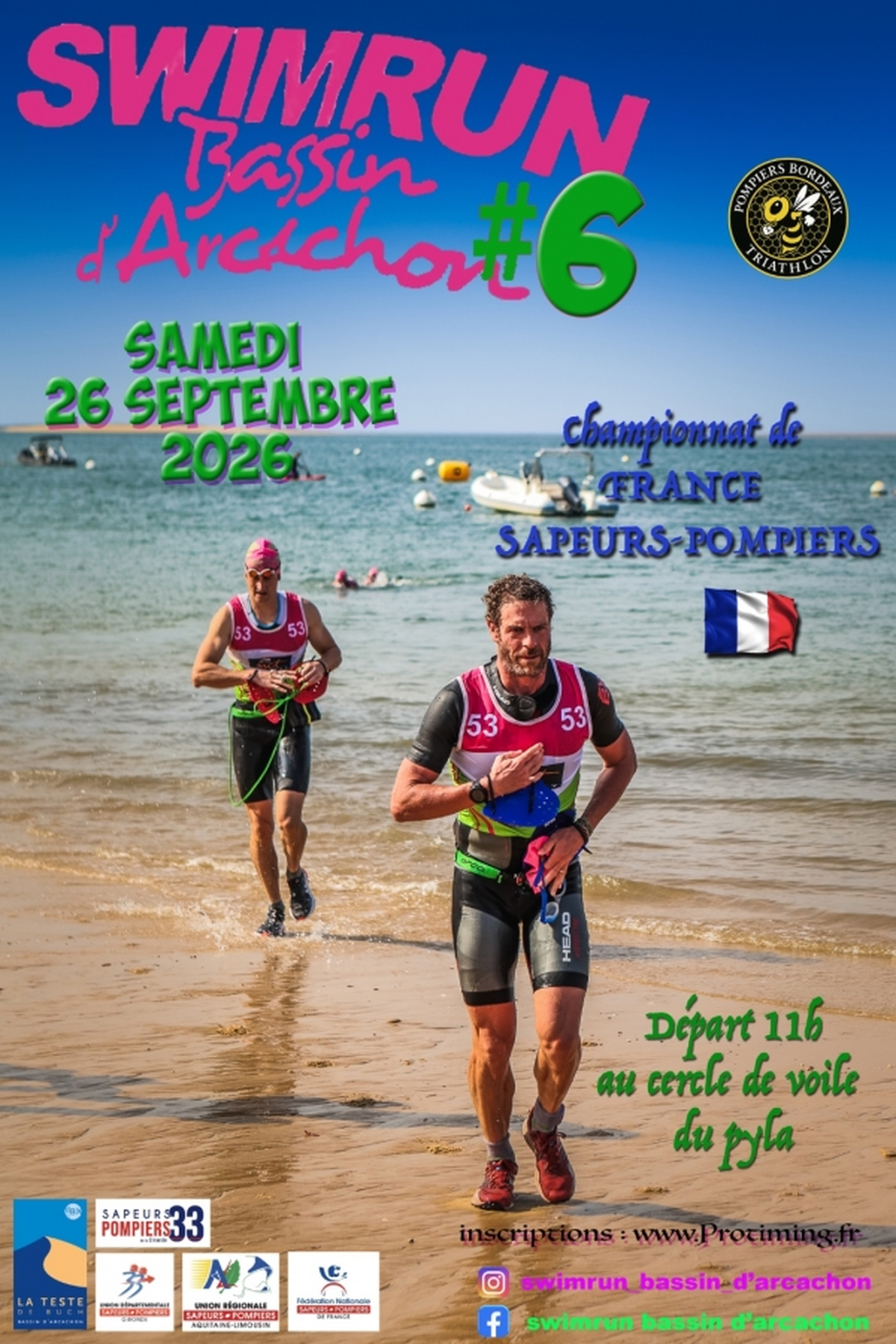 SwimRun au Bassin d'Arcachon : la course en duo entre nage et course à pied