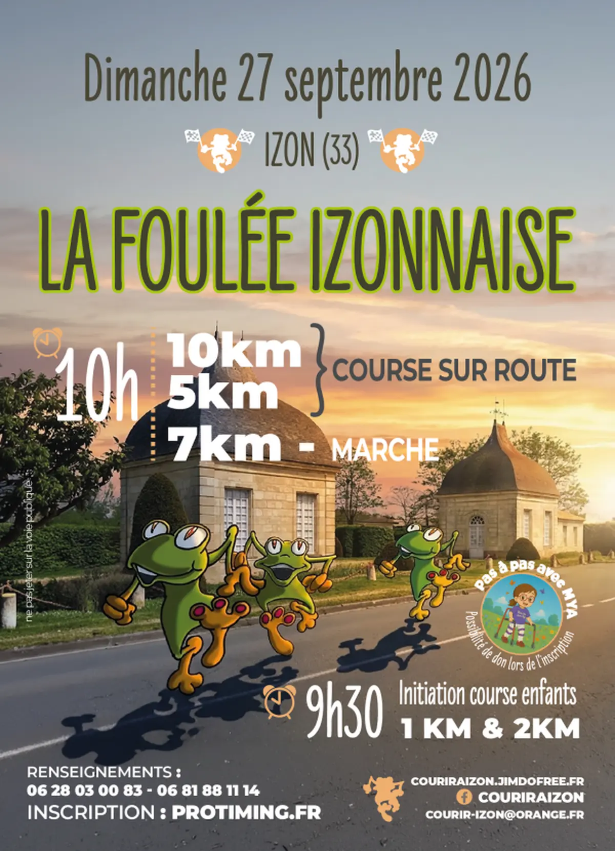 La Foulée Izonnaise : course à pied à Izon