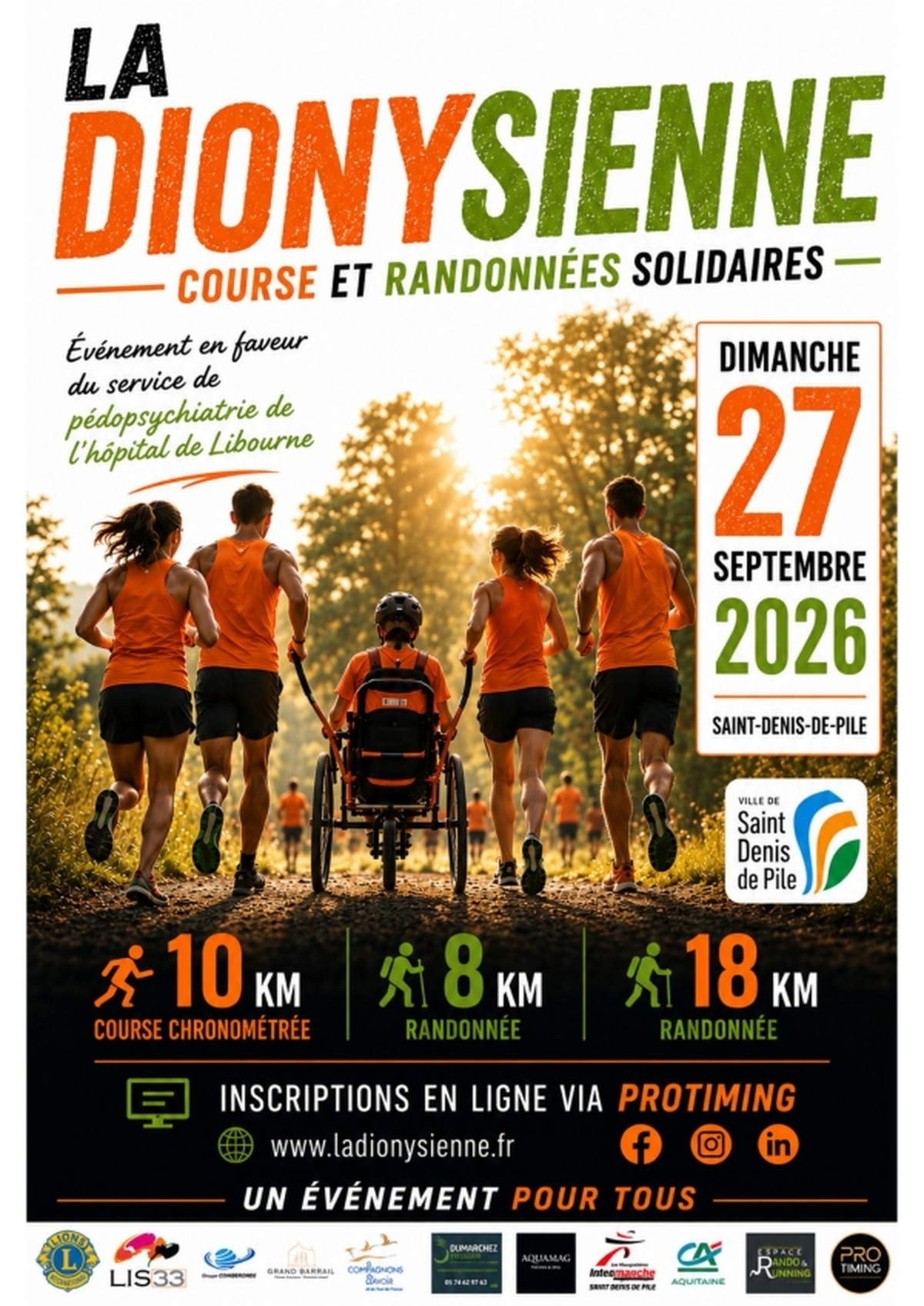 La Dionysienne : course à pied et randonnée à Saint-Denis-de-Pile
