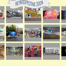 Vernissage au M.U.R. de Mulhouse : l'œuvre d'HYDRANE investit le mur urbain