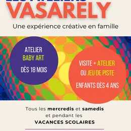 Ateliers ludiques et éducatifs autour de l'art optique à la Fondation Vasarely d'Aix-en-Provence