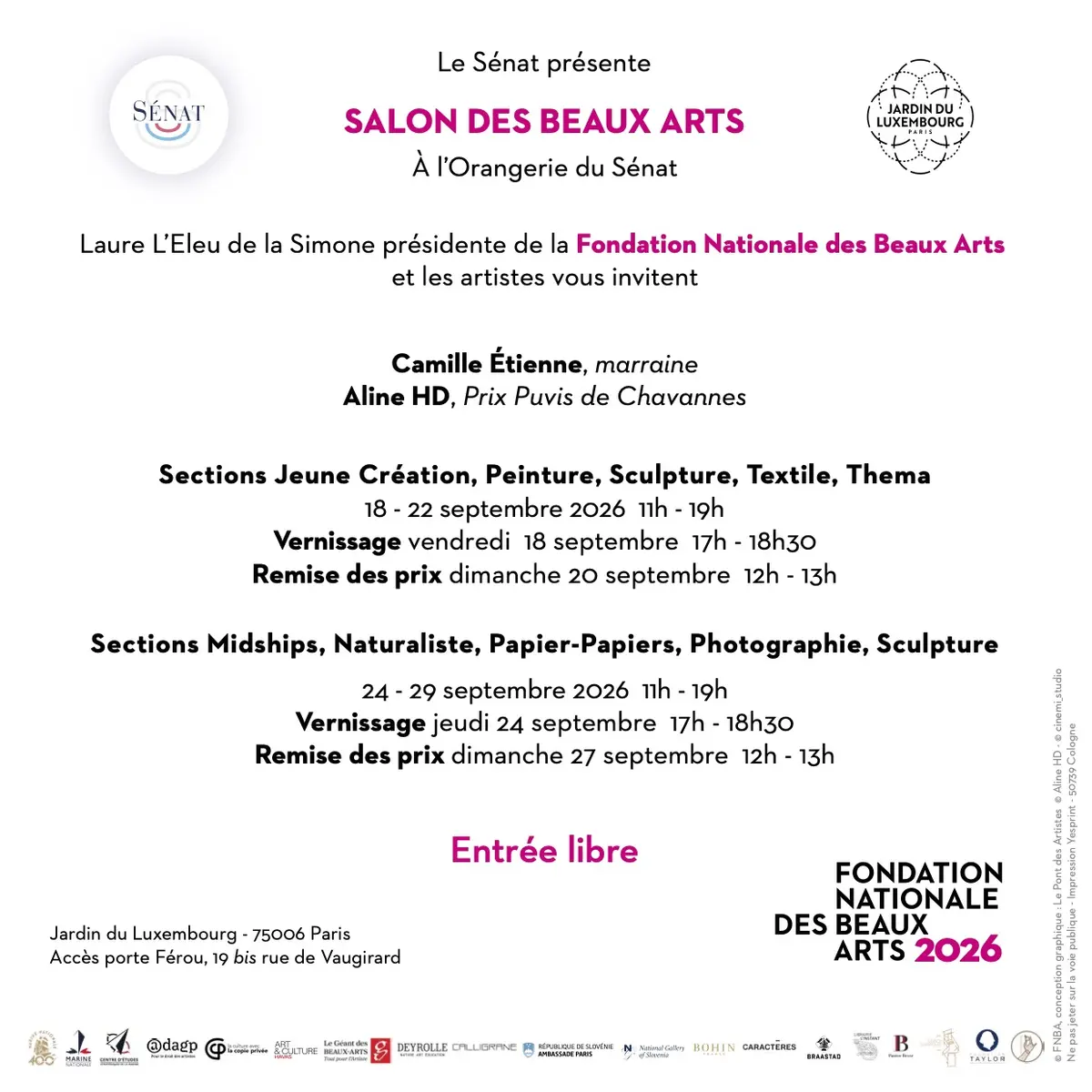 Jardins inatteignables de Sina Abedi au Salon des Beaux-Arts à Paris
