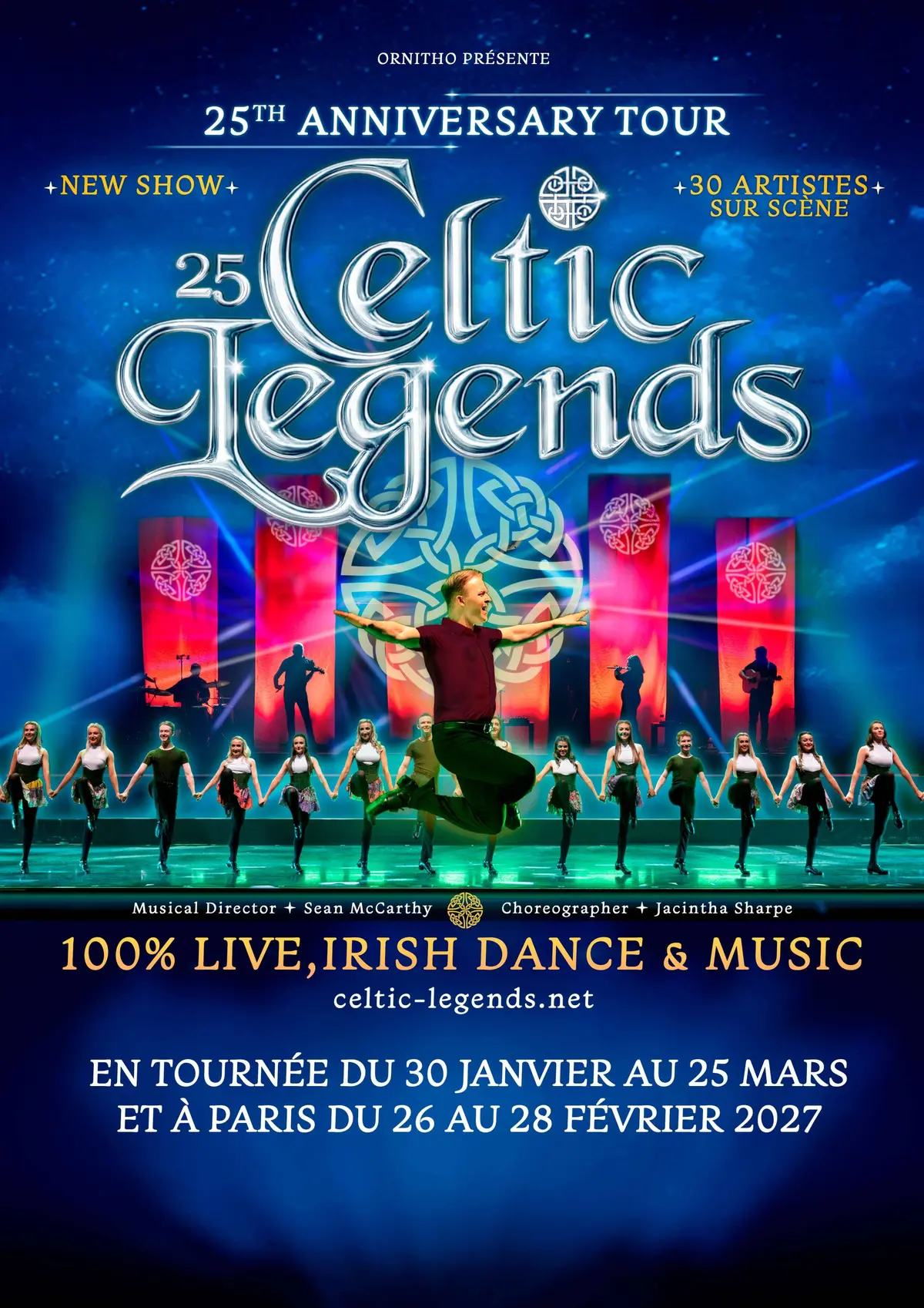 Celtic Legends fête ses 25 ans avec un spectacle de danse irlandaise à la Salle Pleyel de Paris