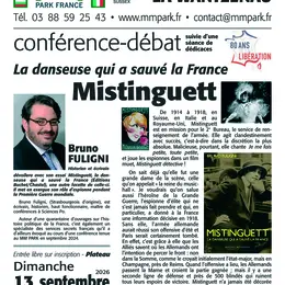 Conférence sur Mistinguett, la danseuse qui a sauvé la France, à La Wantzenau
