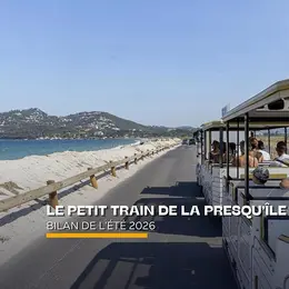 Le petit train gratuit de la presqu'île de Giens : un été record à Hyères