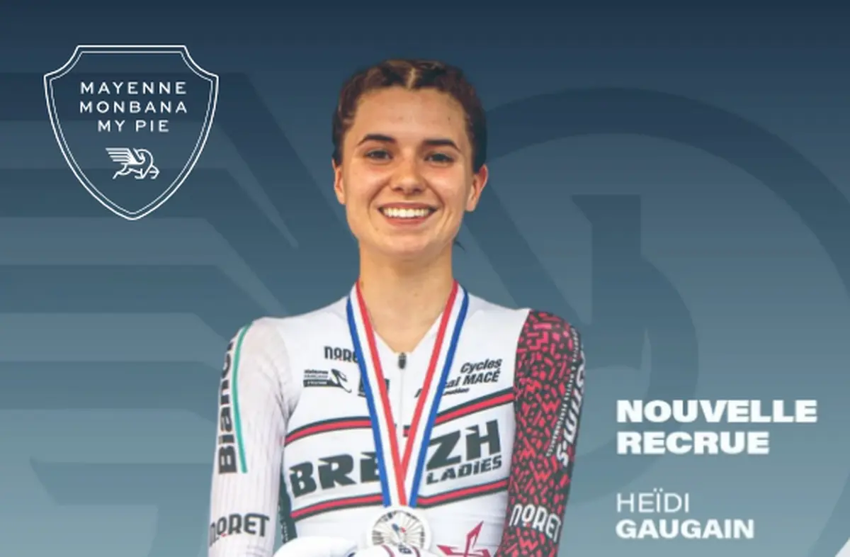 Heïdi Gaugain rejoint l'équipe cycliste professionnelle Mayenne Monbana My Pie