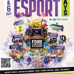 Strasbourg Esport Days : gaming et esport à la Foire Européenne de Strasbourg