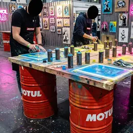 Atelier street art à la Foire Européenne de Strasbourg avec Color Punk