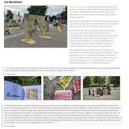 Résidence artistique participative à Hautepierre : Line Bourdoiseau crée avec les habitant·es du quartier