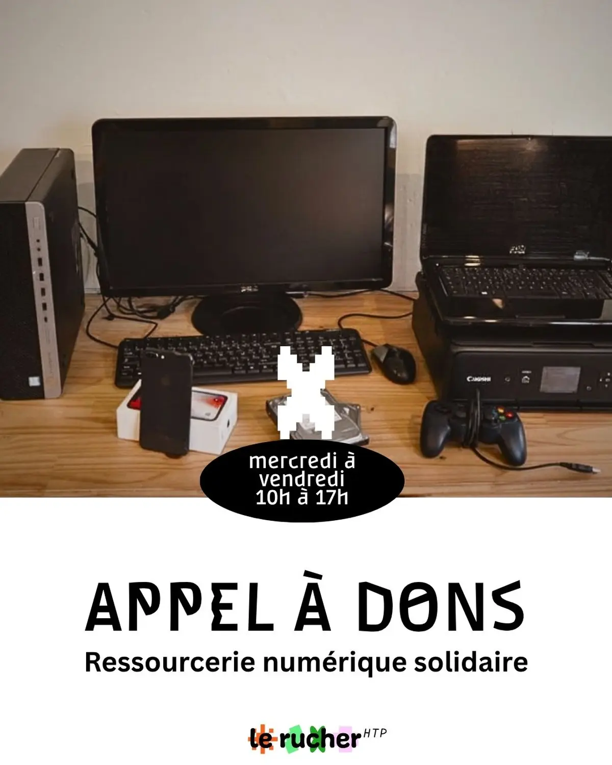 Répar'café informatique à Strasbourg avec le collectif Horizome