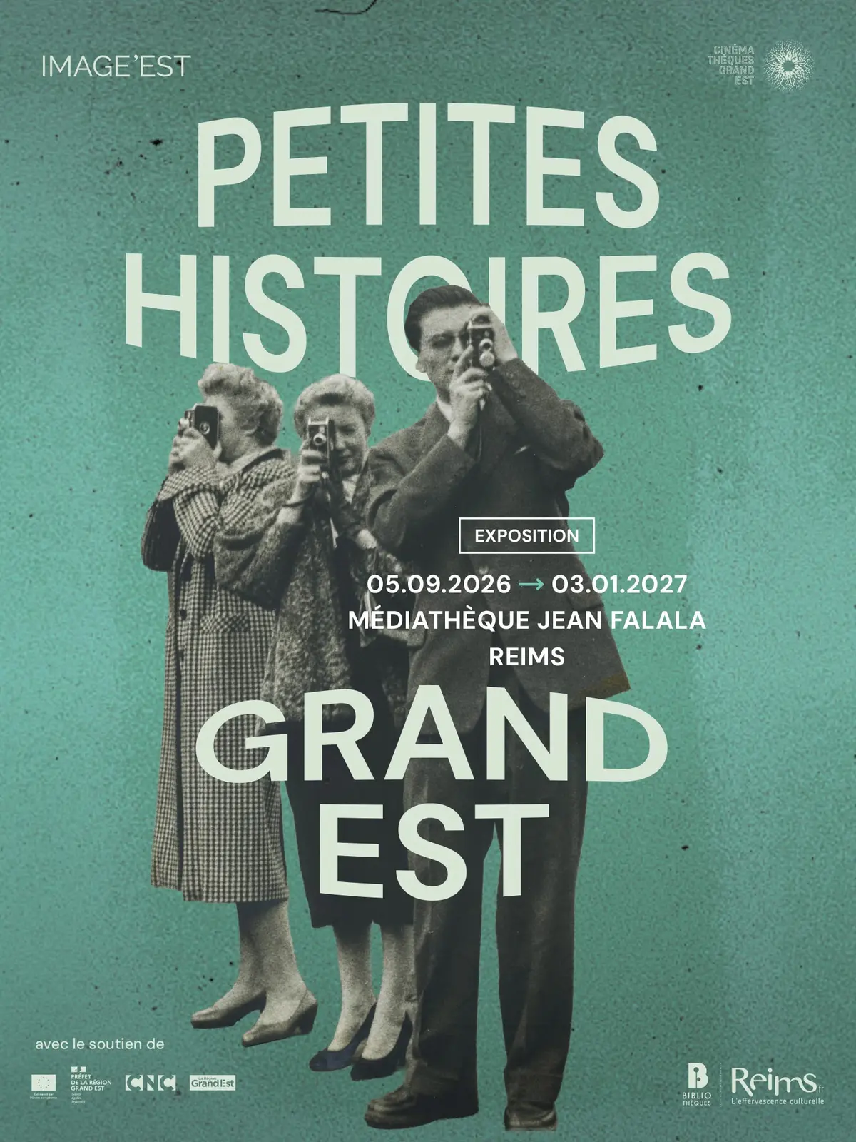 Exposition de photographie à la Médiathèque Jean Falala de Reims : Petites histoires, Grand Est