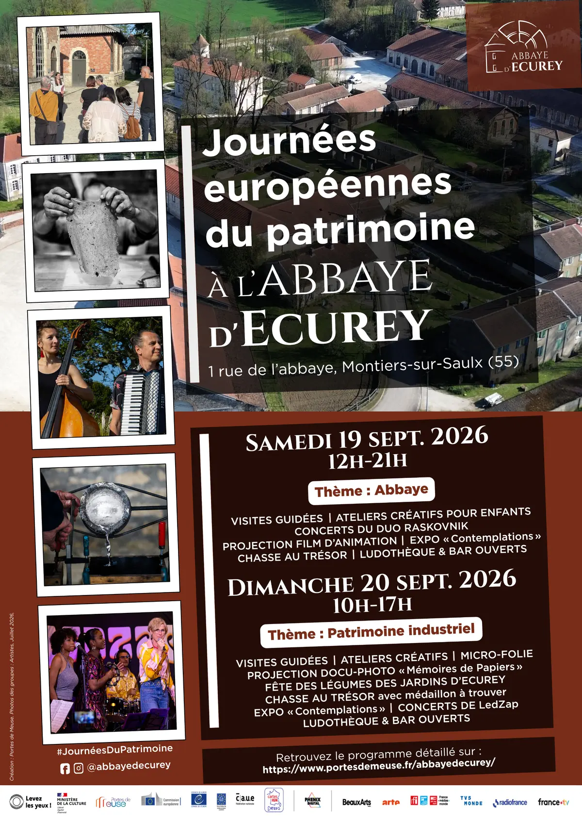 Journées européennes du patrimoine à l'Abbaye d'Ecurey de Montiers-sur-Saulx