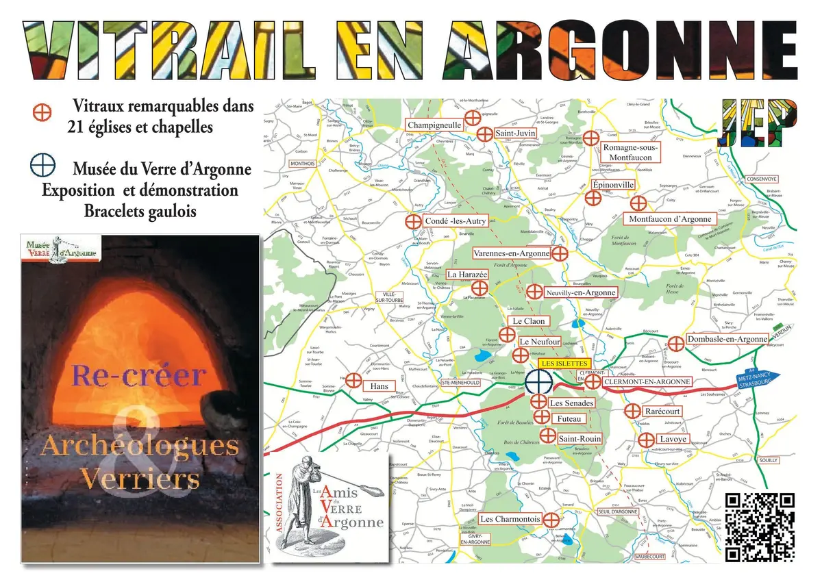 Circuit Vitrail en Argonne : 21 églises et chapelles ouvertes pour les Journées du Patrimoine