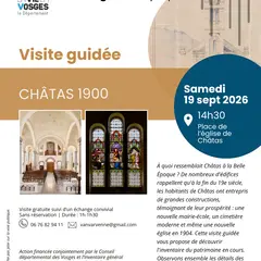 Visite guidée du patrimoine de Châtas : plongée dans la Belle Époque vosgienne