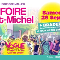 Foire de la Saint-Michel à Bourgoin-Jallieu : braderie, forains et marché aux créateurs