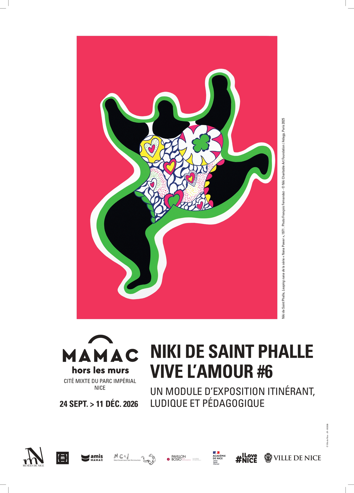 Exposition Niki de Saint Phalle à Nice : VIVE L'AMOUR #6, un module itinérant et pédagogique