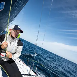 Route du Rhum : Fabien Delahaye et le Class40 Legallais en préparation à Lorient pour viser le podium