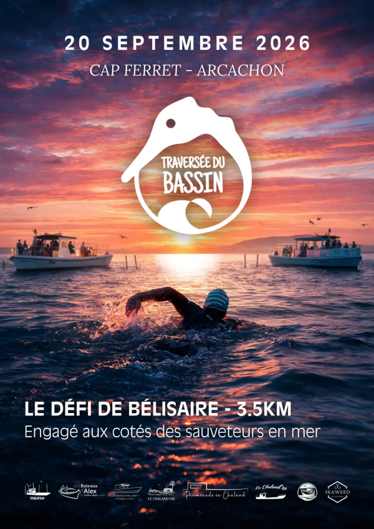 La Traversée du Bassin à Cap Ferret : le défi natation entre Cap Ferret et Arcachon