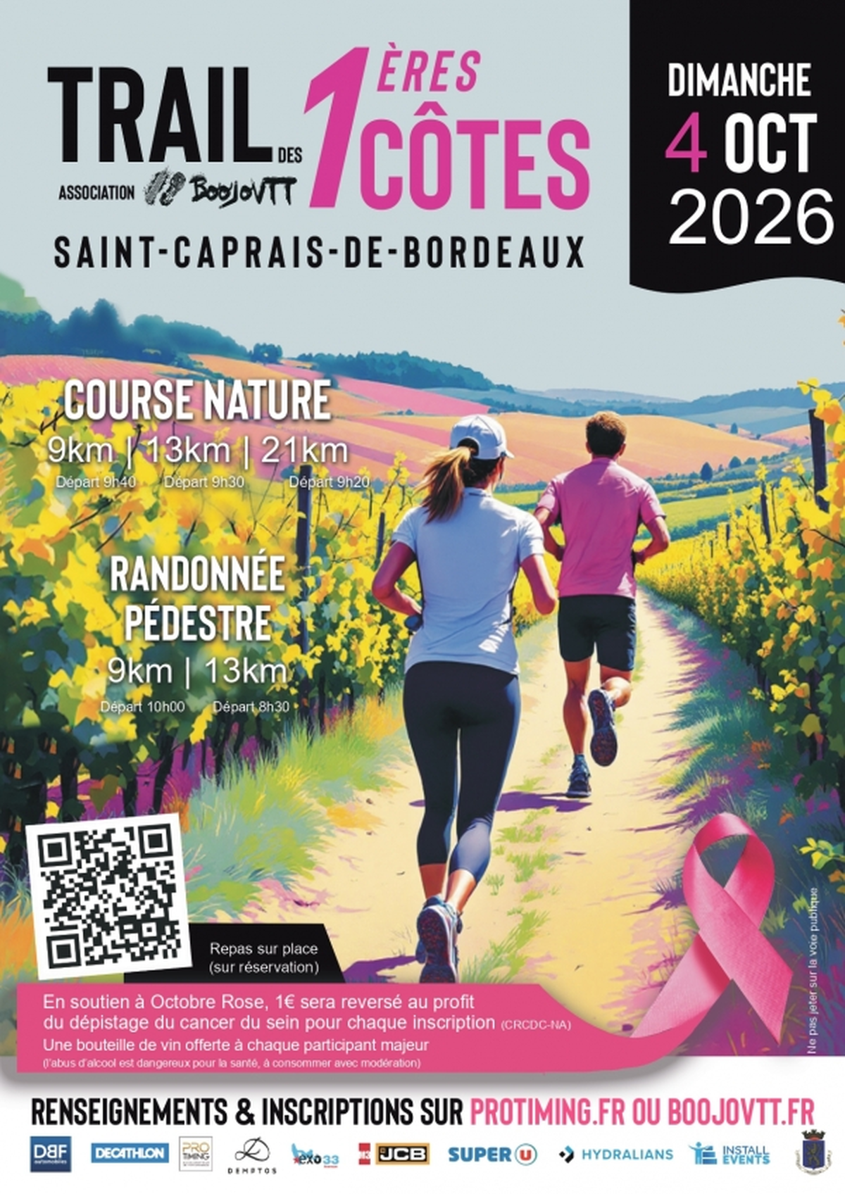 Trail des 1ères Côtes à Saint-Caprais-de-Bordeaux