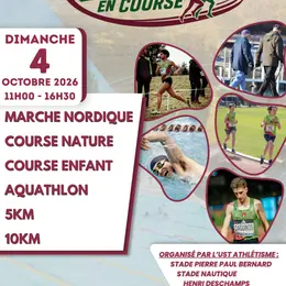 Talence en course : running, marche nordique et aquathlon au stade Pierre-Paul Bernard