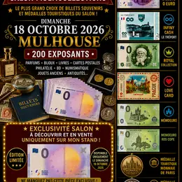 Salon de la carte postale, philatélie, numismatique et univers du parfum à Mulhouse