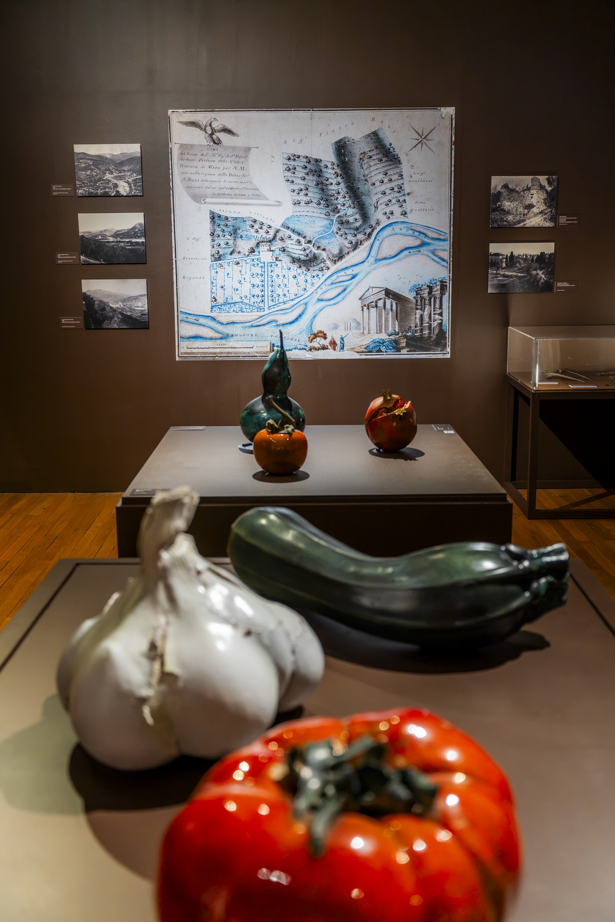 Les sculptures en céramique de Martine Polisset à la boutique du Musée Masséna de Nice