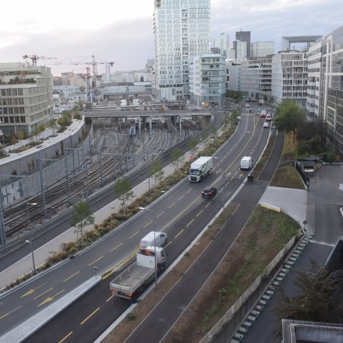 Boulevard de la Défense à Nanterre : l'ouverture du double sens de circulation sur la RD 914