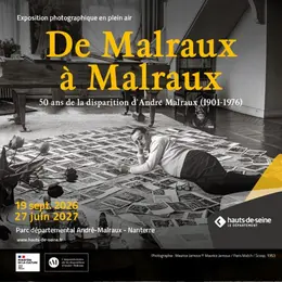 Exposition photographique en plein air consacrée à André Malraux à Nanterre