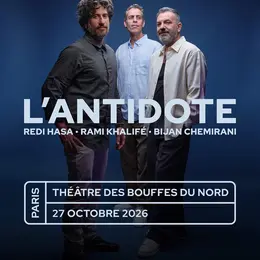 L'Antidote, le trio Chemirani, Hasa et Khalifé au Théâtre des Bouffes du Nord