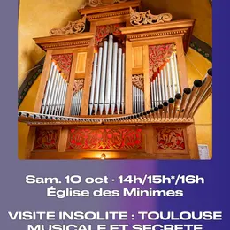 Visite insolite de Toulouse musicale et secrète à l'église Saint-François de Paule des Minimes