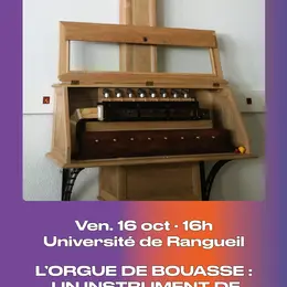 Conférence sur l'orgue de Bouasse à l'Université de Rangueil à Toulouse
