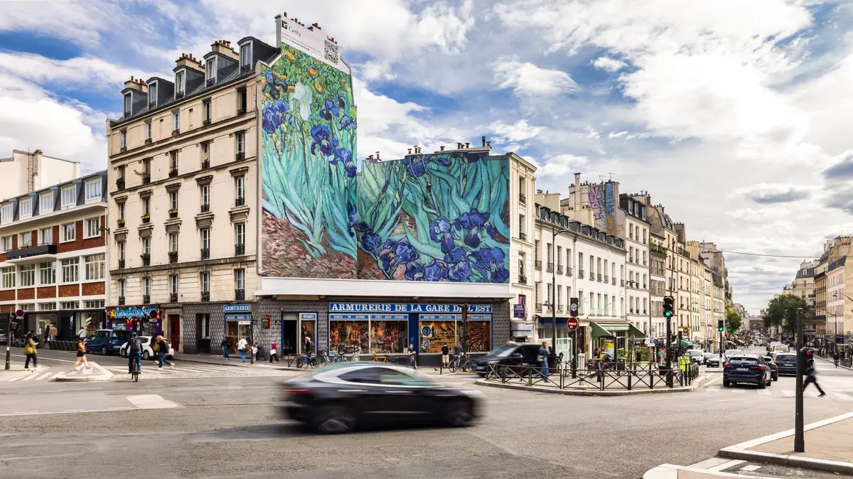 Reproductions monumentales de l'impressionnisme dans les rues de Paris par Getty