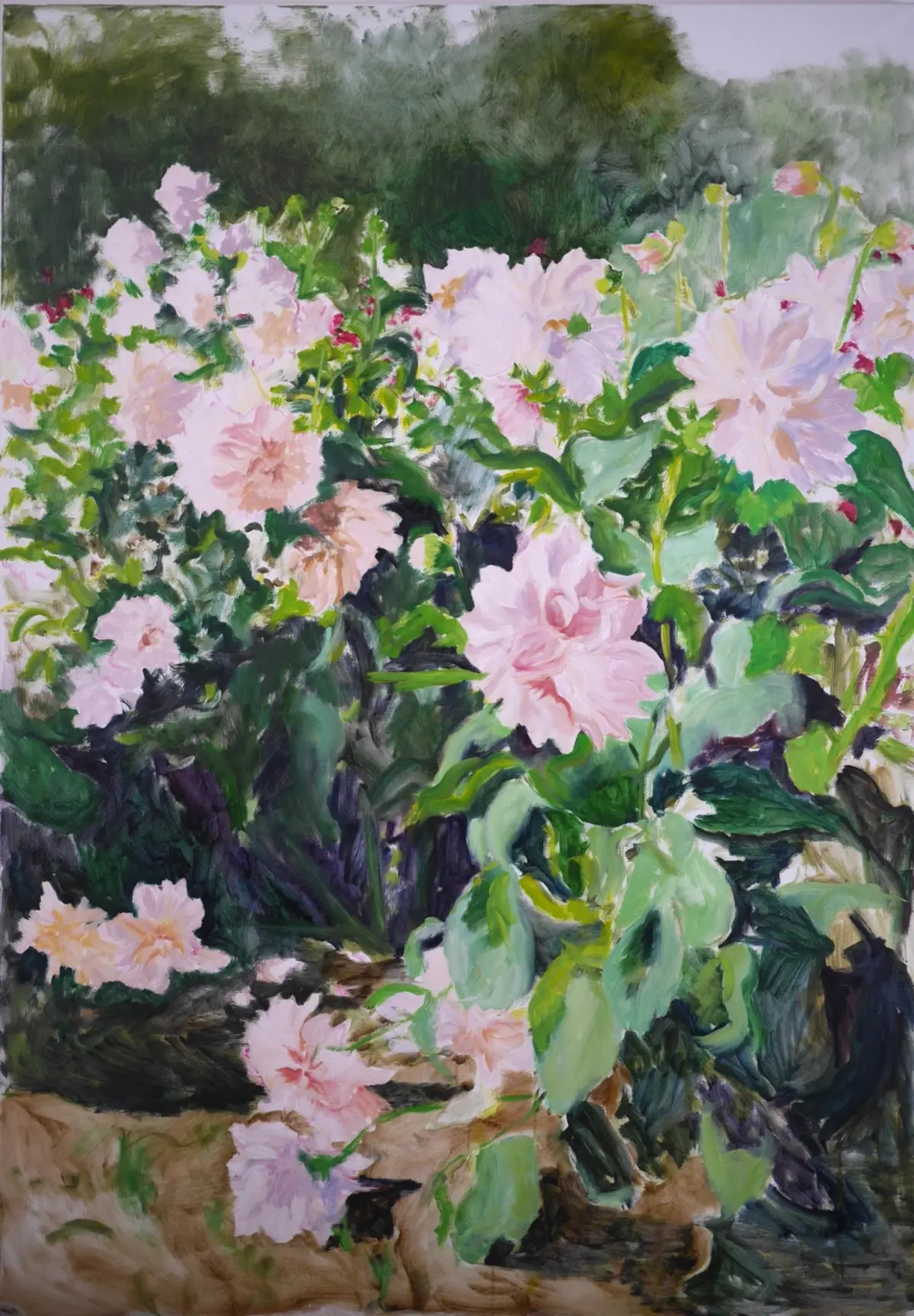 Exposition de peinture à la Galerie Larock-Granoff : Jardins de Charlotte Barrault