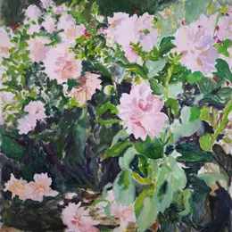 Exposition de peinture à la Galerie Larock-Granoff : Jardins de Charlotte Barrault