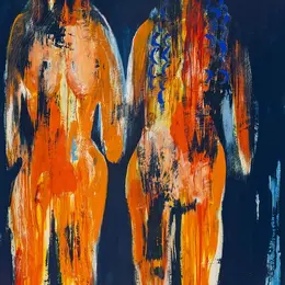 Exposition de peinture d'Esmaël Bahrani au Centre d'art contemporain de la Matmut à Saint-Pierre-de-Varengeville