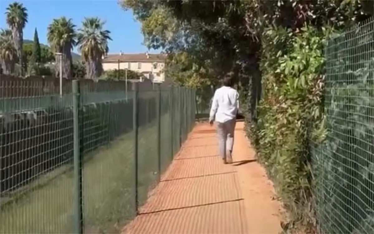 Réfection du chemin piétonnier longeant le parc Olbius Riquier à Hyères