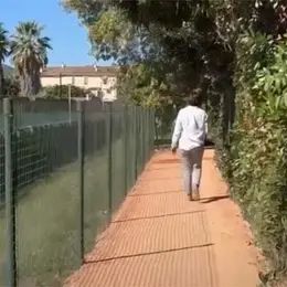 Réfection du chemin piétonnier longeant le parc Olbius Riquier à Hyères
