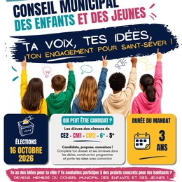 Élections du Conseil Municipal des Enfants et des Jeunes de Saint-Sever