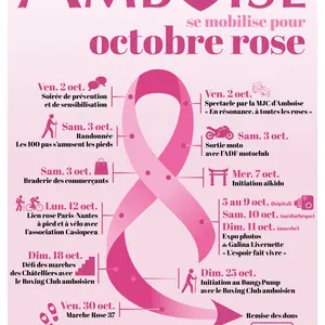 Forum Octobre Rose à Amboise : un mois de mobilisation pour le dépistage du cancer du sein