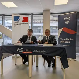 Convention entre la CMA Grand Est et la Région académique pour rapprocher les jeunes des métiers de l'artisanat